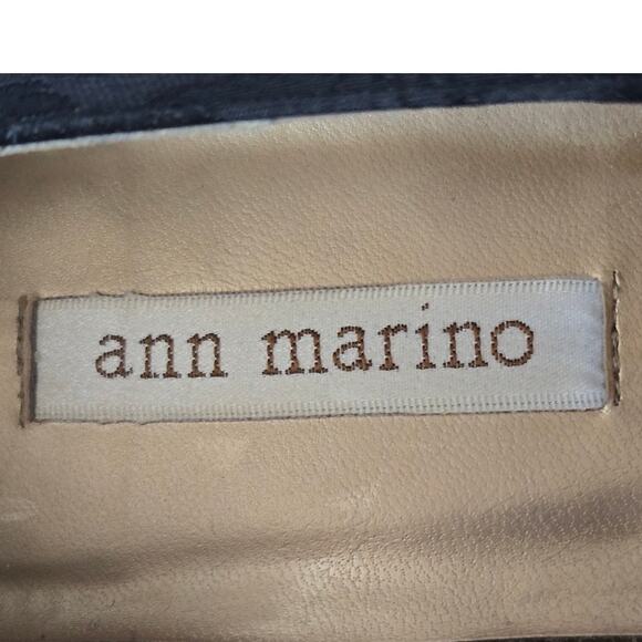 Ann Marino Black Jacquard Block Heel Pumps – Women’s 9.5M - Picture 6 of 10